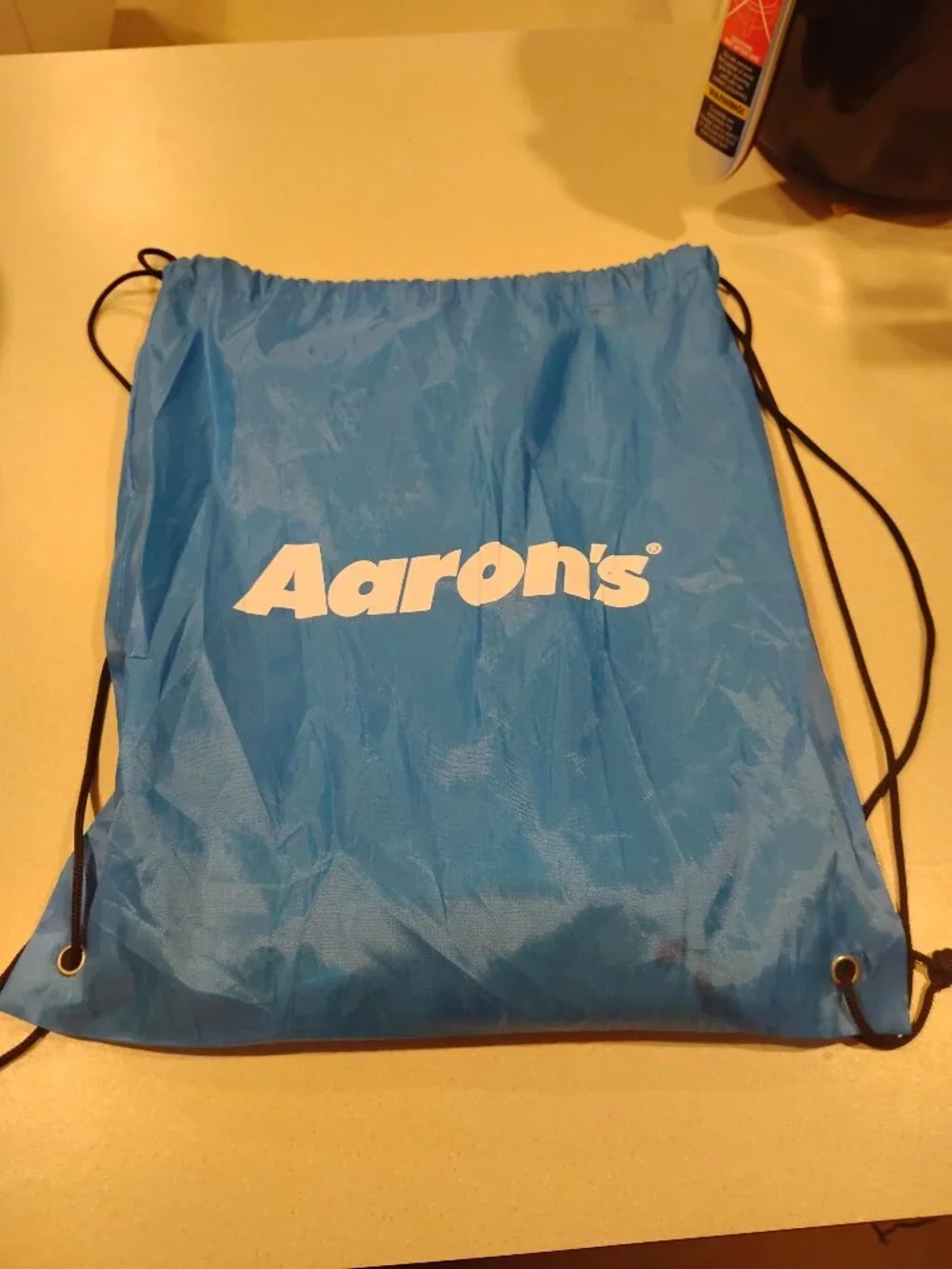 Aarons drawstring bag